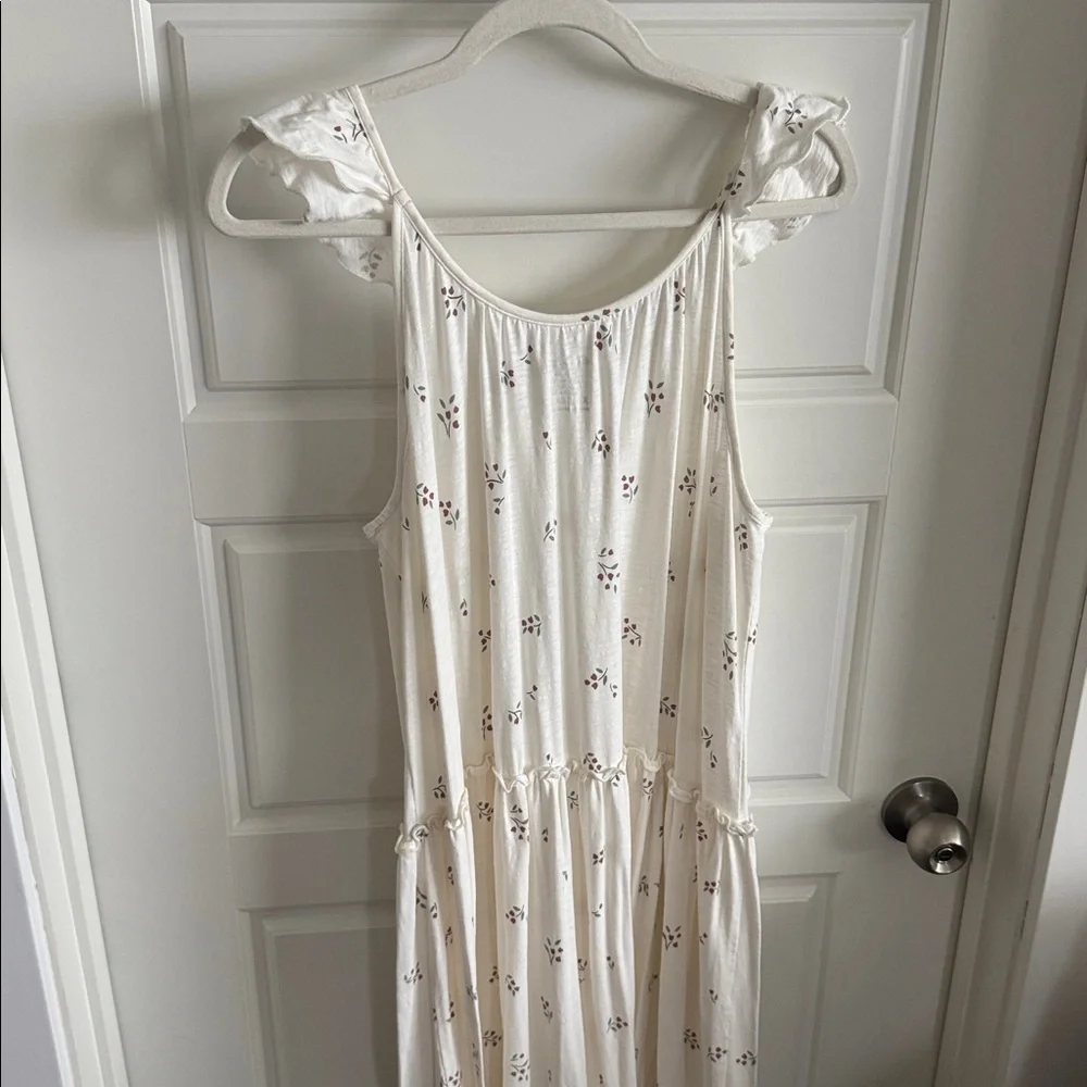 Easy Peasy Cream Floral Maxi Dress - Picture 8 of 8